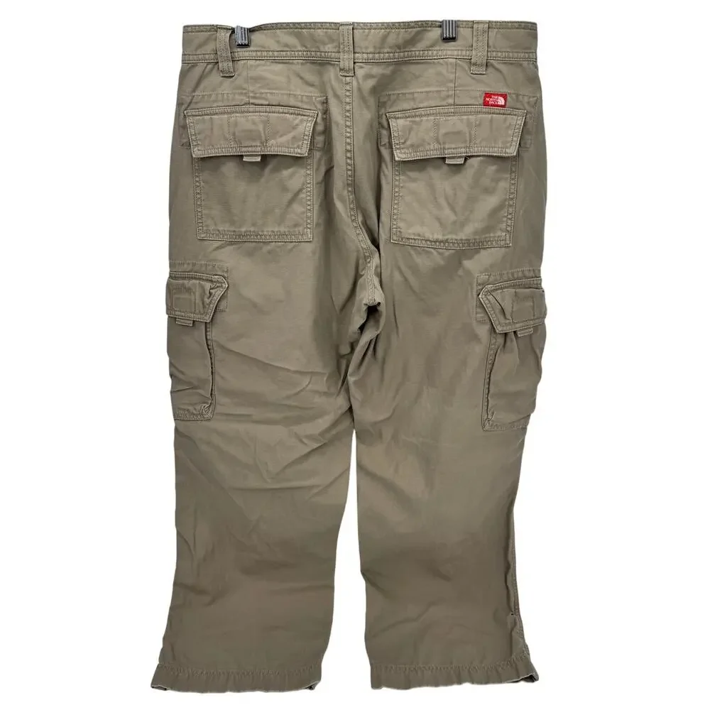 The North Face Cargo Pants Mens 34‎ (35x29 ACTUAL) Khaki Coastal Cotton Vintage